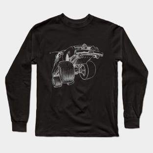 Monster Truck Sketch Long Sleeve T-Shirt